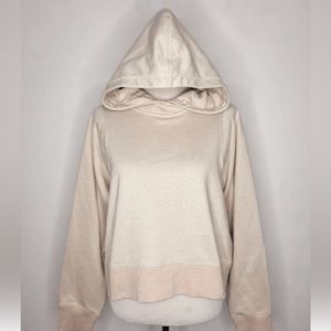 LULULEMON Women's Pullover Cropped Hoodie Gold *Sparkle Bone Size 12